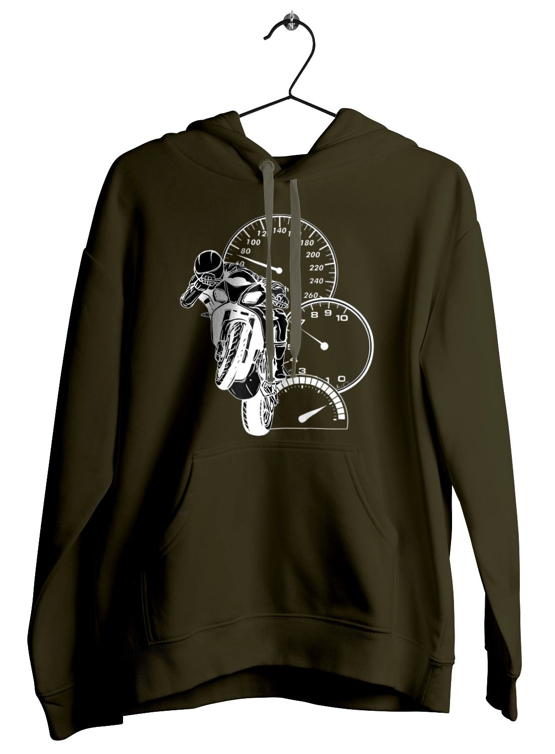 Motorcycle And Speed White