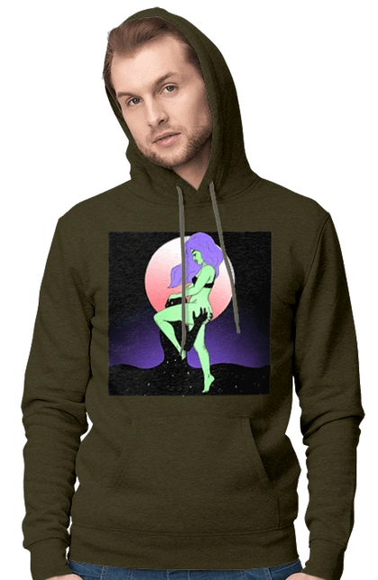 Зеленая Девушка И Луна