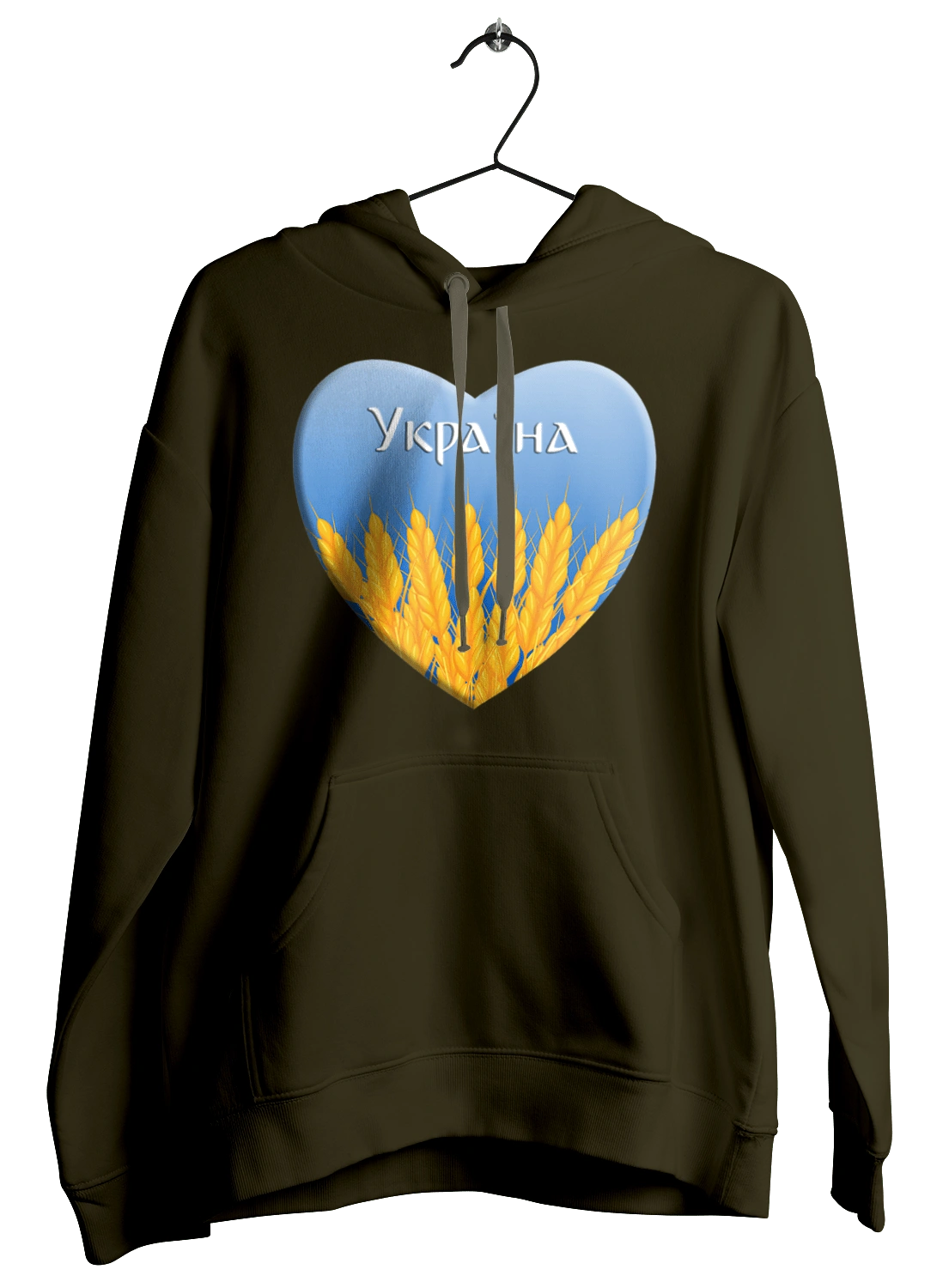 Серце з колосками Україна