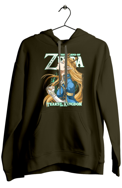 Men's hoodie with prints The Legend of Zelda Princess Zelda. Legend of zelda, nintendo, princess, princess zelda, zelda. 2070702