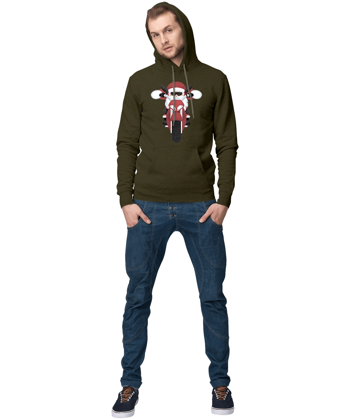 Санта на мотоциклі