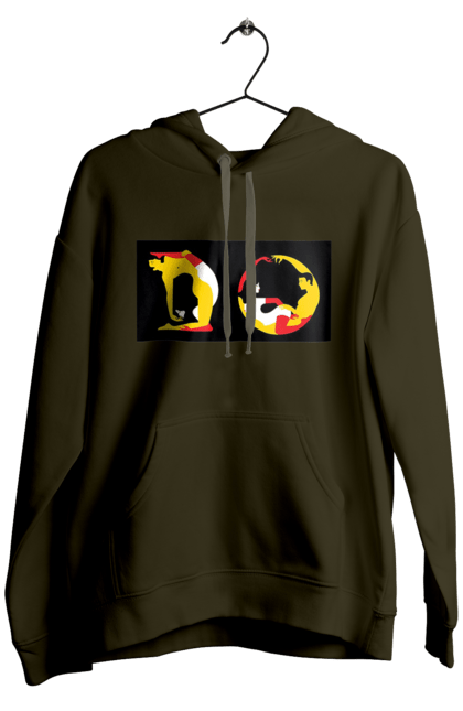 Чоловіче худі з принтом "Розтяжка По Дорослому". Пози, розтяжка. 2070702