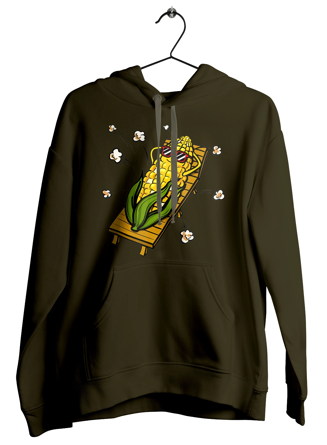 Кукуруза Загорает На Лежаке