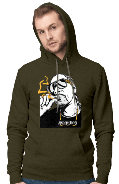 Men's hoodie with prints Snoop dogg 1. Actor, musician, producer, rapper, snoop dogg. 2070702