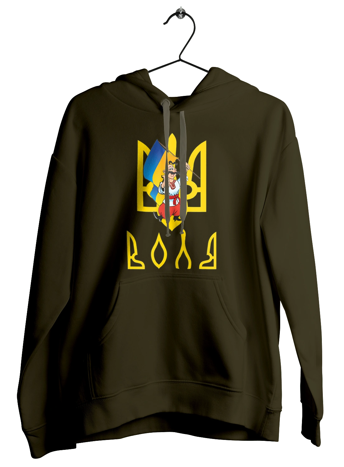 Тризуб Воля Козак з прапором України