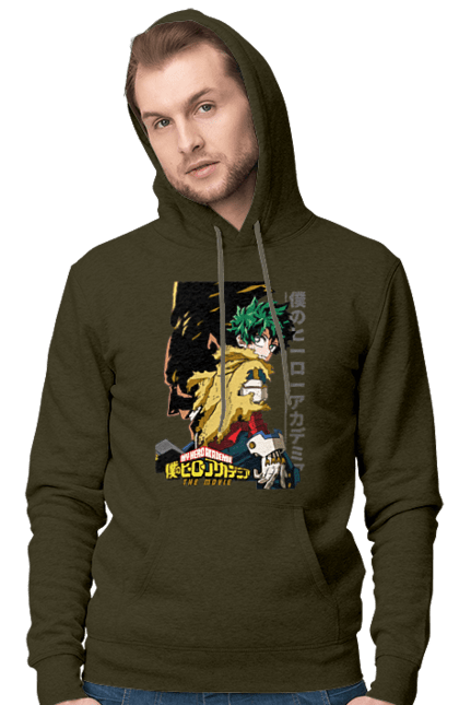 Men's hoodie with prints My hero academy Midoriya. Anime, izuku, manga, midoriya, midoriya izuku, my hero academia, my hero academy. 2070702