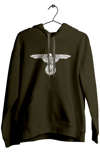 Чоловіче худі з принтом "Тризуб і Орел". Герб, герб україни, орел, патріотичне, україна, українська символіка, українське. 2070702