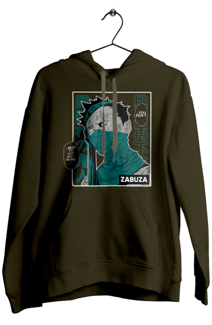 Men's hoodie with prints Naruto Zabuza Momochi. Anime, character, hidden mist demon, manga, naruto, tv series, zabuza momochi. 2070702