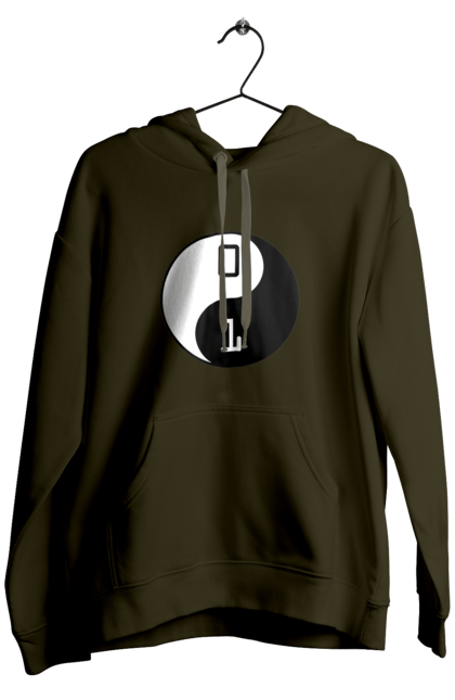 Чоловіче худі з принтом "Інь Янь". Angular, c, css, html, it, javascript, jquery, php, python, react, svelt, vue, айтишник, айті, гумор, код, кодувати, прогер, програміст, програмісти, ти ж, ти ж програміст, тиж програміст. 2070702