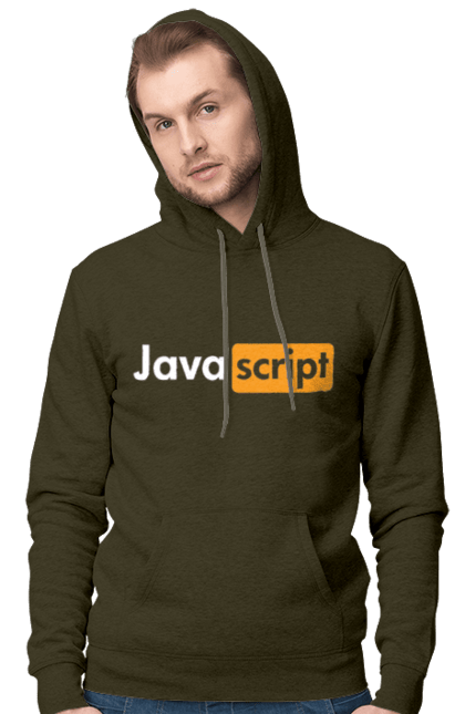 Men`s hoodie with prints Java Script. Code, developer, git hub, it specialist, java, javascript, php, porn hub, programmer, python. 2070702