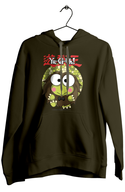 Men's hoodie with prints Yu Gi Oh! Keroppi. Brand, character, hello kitty, keroppi, yu gi oh, yugio. 2070702