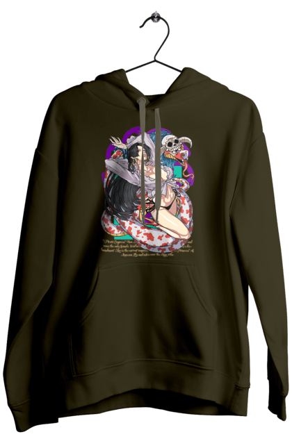 Men's hoodie with prints One Piece Boa Hancock. Anime, boa hancock, manga, one piece, pirate empress, straw hat pirates. 2070702