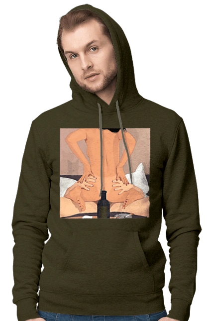 Naked Girl, Bottle And Cigarettes