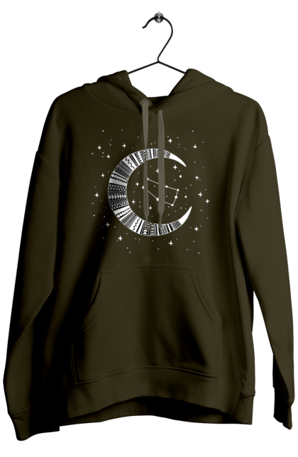 Men`s hoodie with prints Gemini. Constellation, gemini, horoscope, sign, twins, zodiac, zodiac sign. 2070702