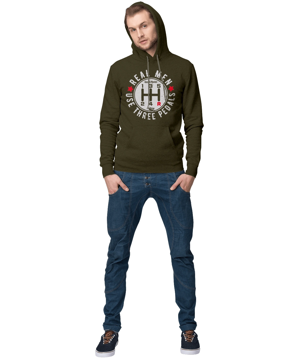 Real men use three pedals