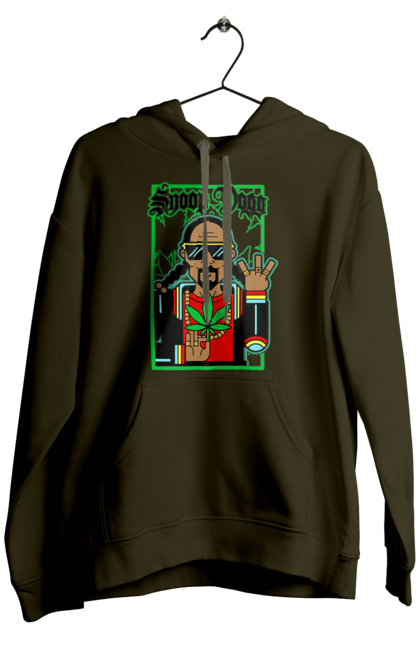 Men's hoodie with prints Snoop Dogg. Actor, musician, producer, rapper, snoop dogg. 2070702