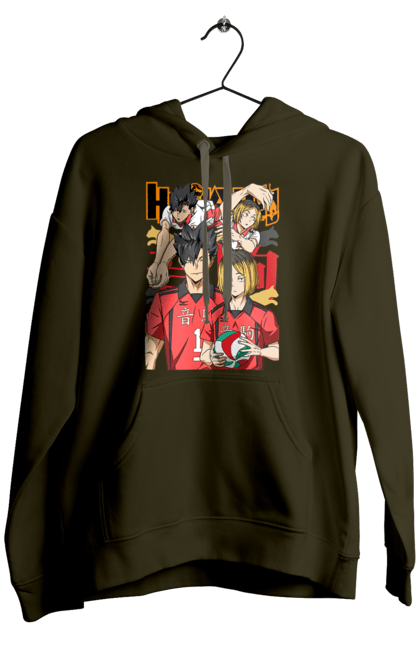 Men's hoodie with prints Haikyu!! Kuroo and Kenma. Anime, haikyu, kenma, kuroo, manga, sports anime, volleyball. 2070702