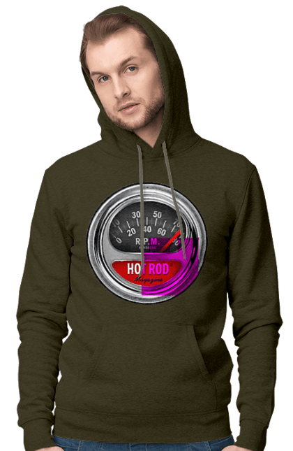 Men`s hoodie with prints Hot rod. Bike, biker, biker club, bikers club, brother, brutal, dude, hot asphalt, hot horse, hot rod, motorcycle, motorcyclist, real man, road 50, road 66, road 80, roads of america, roads of ukraine, roads we choose, speed, take, thirst for speed. 2070702
