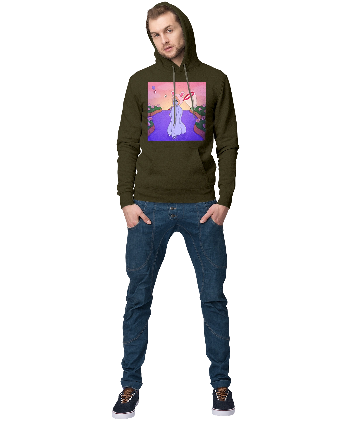 Purple Girl On The Hunt