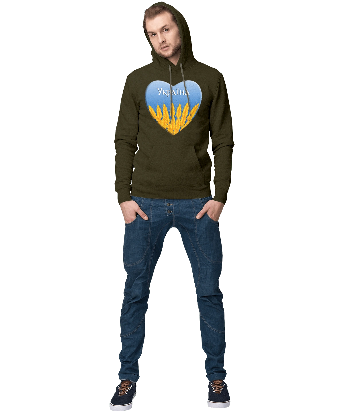 Серце з колосками Україна