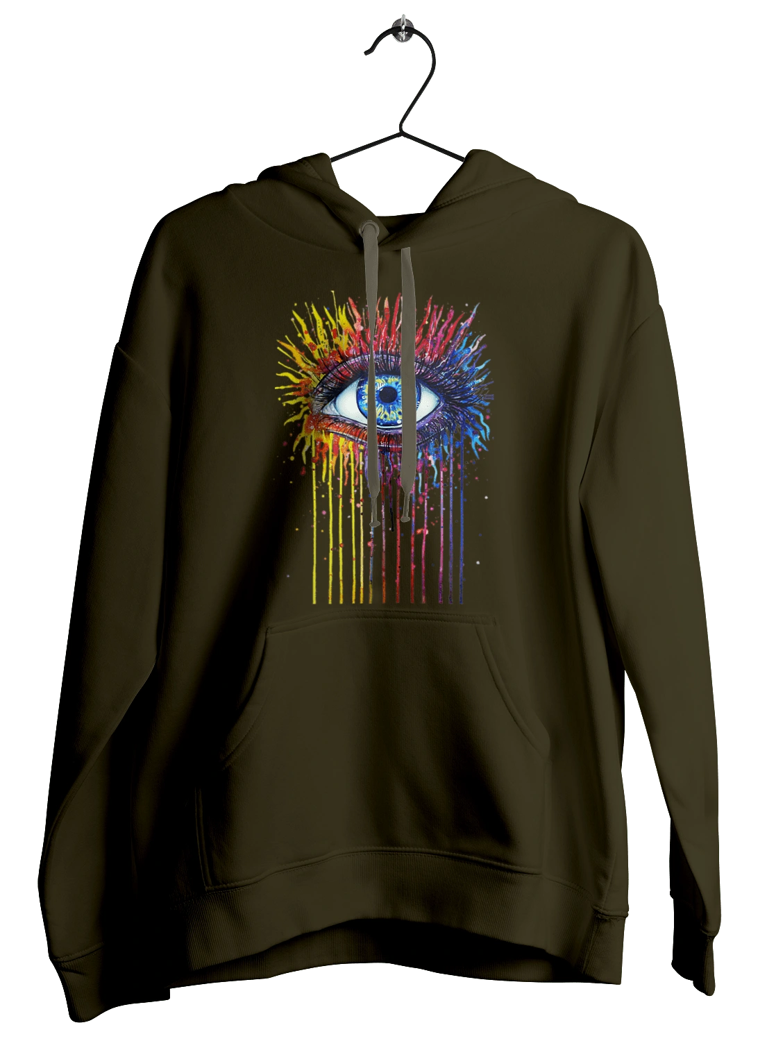 Colorful Flowing Eye