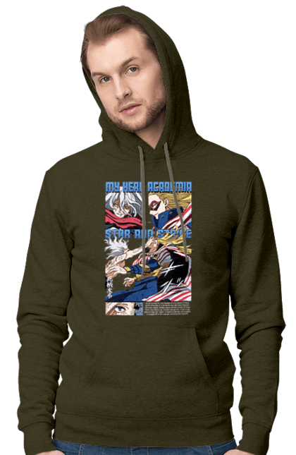 Men's hoodie with prints My hero academy Tomura, Star and Stripe. Anime, manga, mga, my hero academy, shigaraki, shigaraki tomura, star and stripe, tomura. 2070702