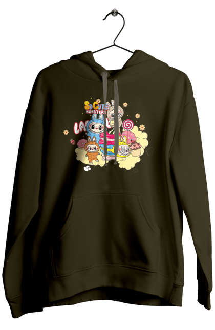 Чоловіче худі з принтом "Labubu". Labubu, weird cute, іграшки, лабубу. 2070702