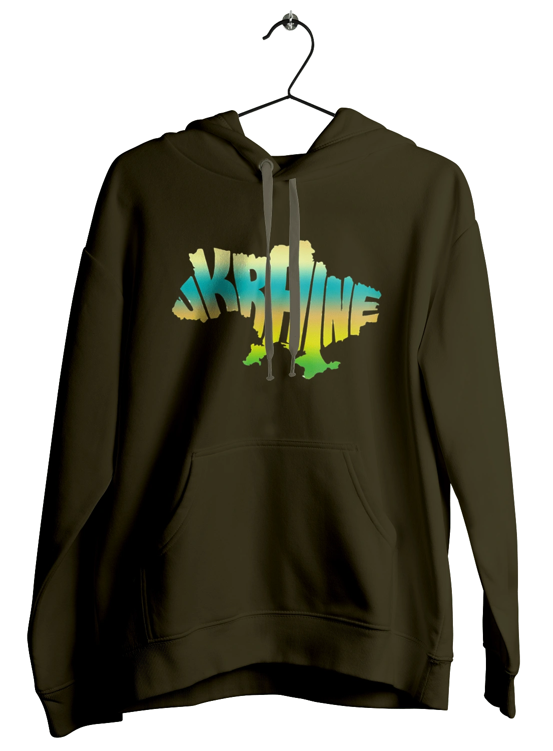 Україна силует кольоровий