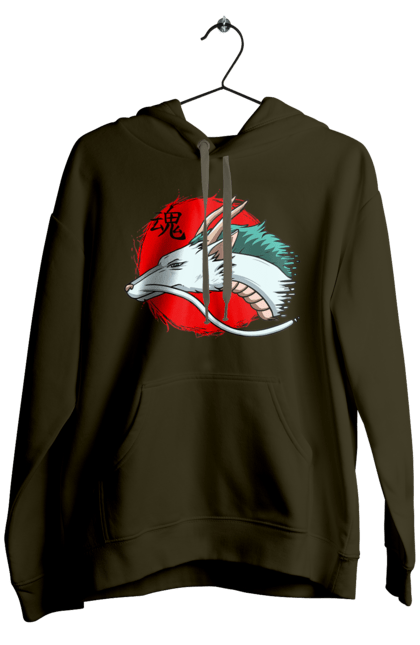 Men's hoodie with prints Spirited Away Haku. Dragon, haku, spirited away, studio ghibli. 2070702