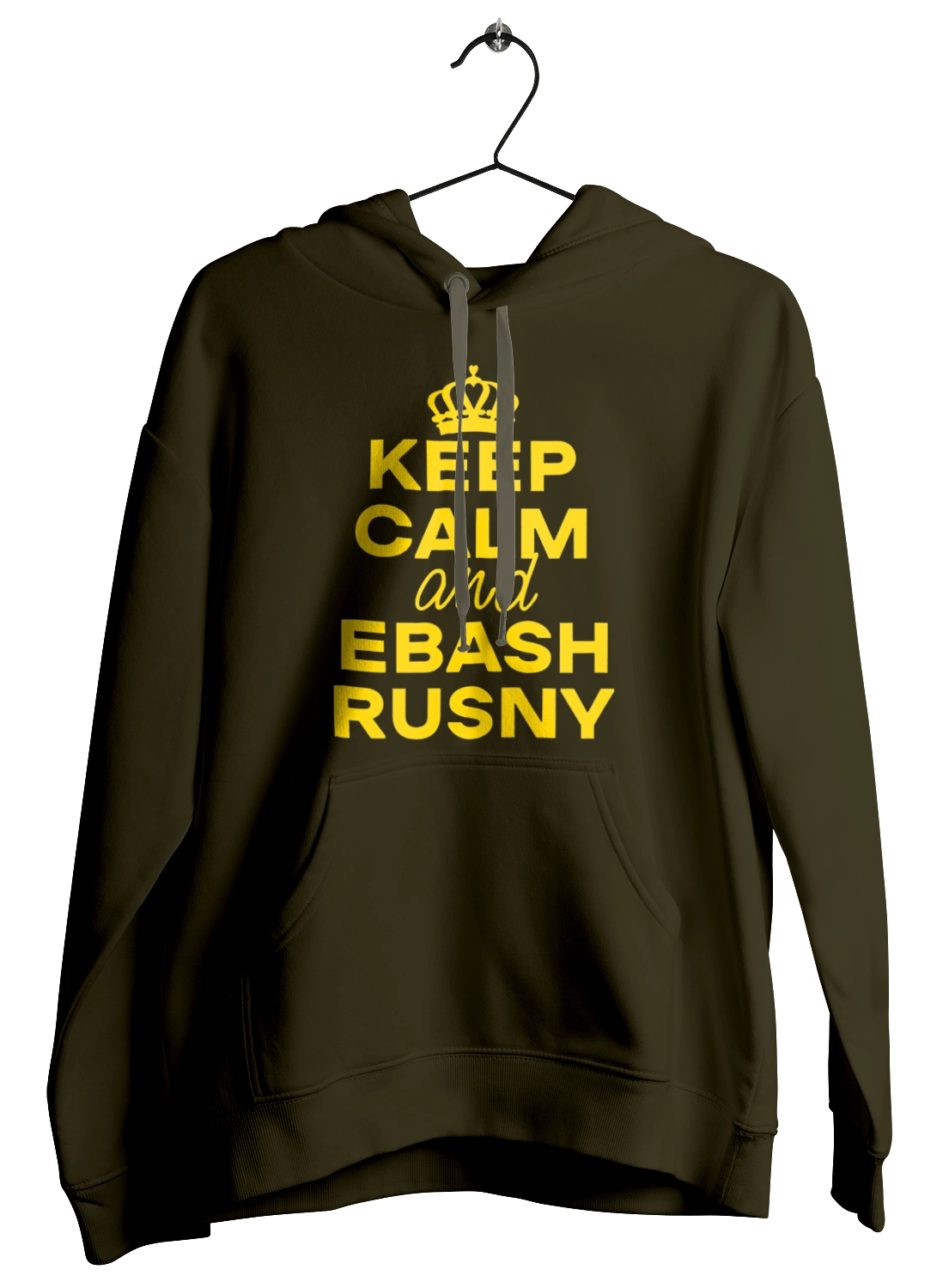 Keep Calm and Ebash Rusny yellow