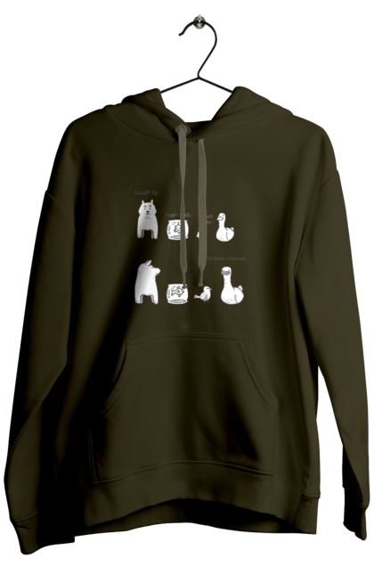 Чоловіче худі з принтом "Full Stack Developer". Айті, айтішник, бекенд, гумор, код, кодити, програміст, програмування, фронтенд, фулстек. 2070702