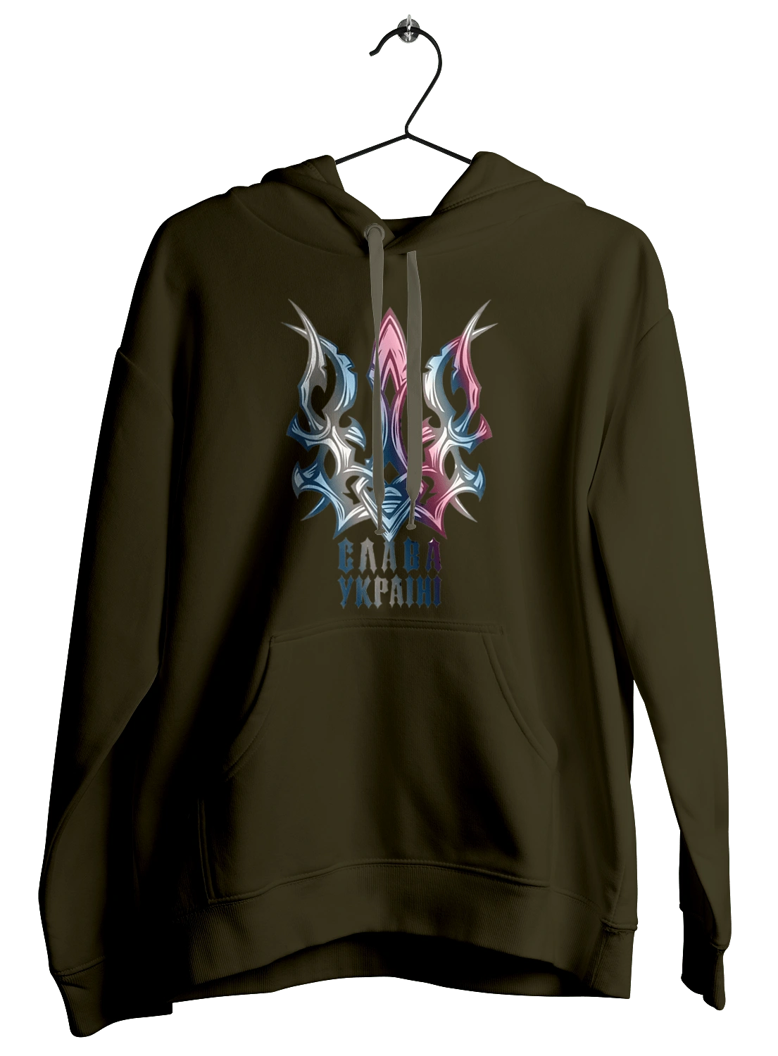 Трезубец слава Украине цветной