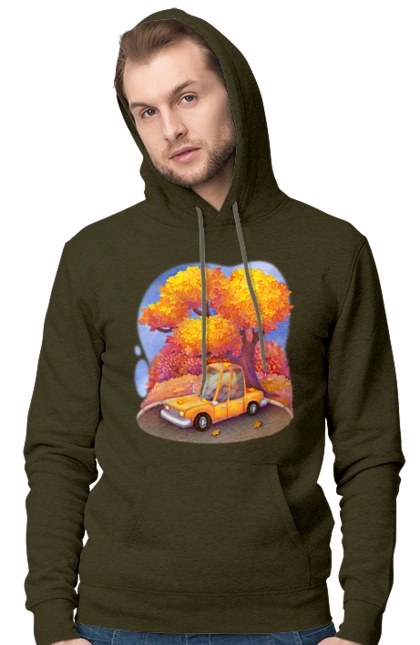 Осiнь Авто Дерево