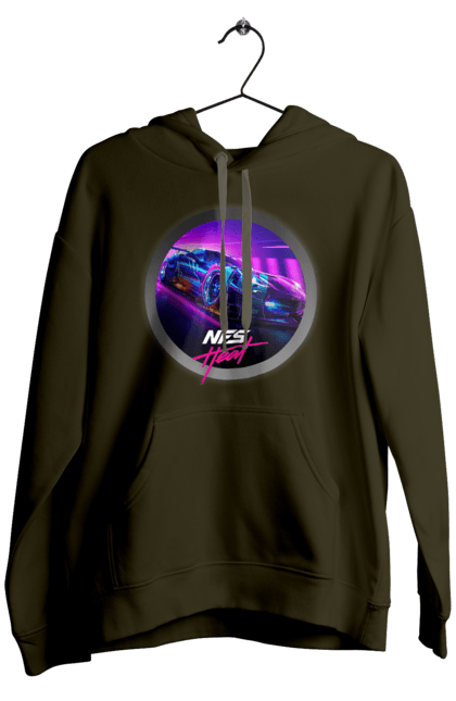 Men`s hoodie with prints Need for speed Heat. Heat, need, need for speed, nfs, speed, unbound. 2070702