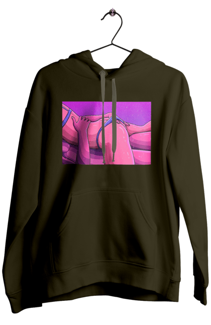 Чоловіче худі з принтом "Зняття Трусиків З Дівчини". Гола, тіла, труси. 2070702