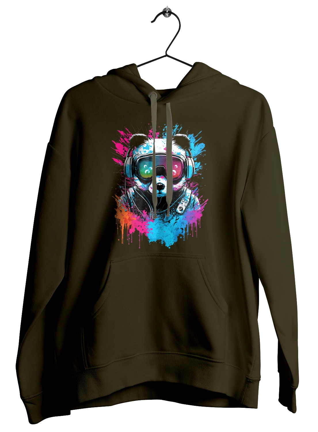 Панда в VR шлеме