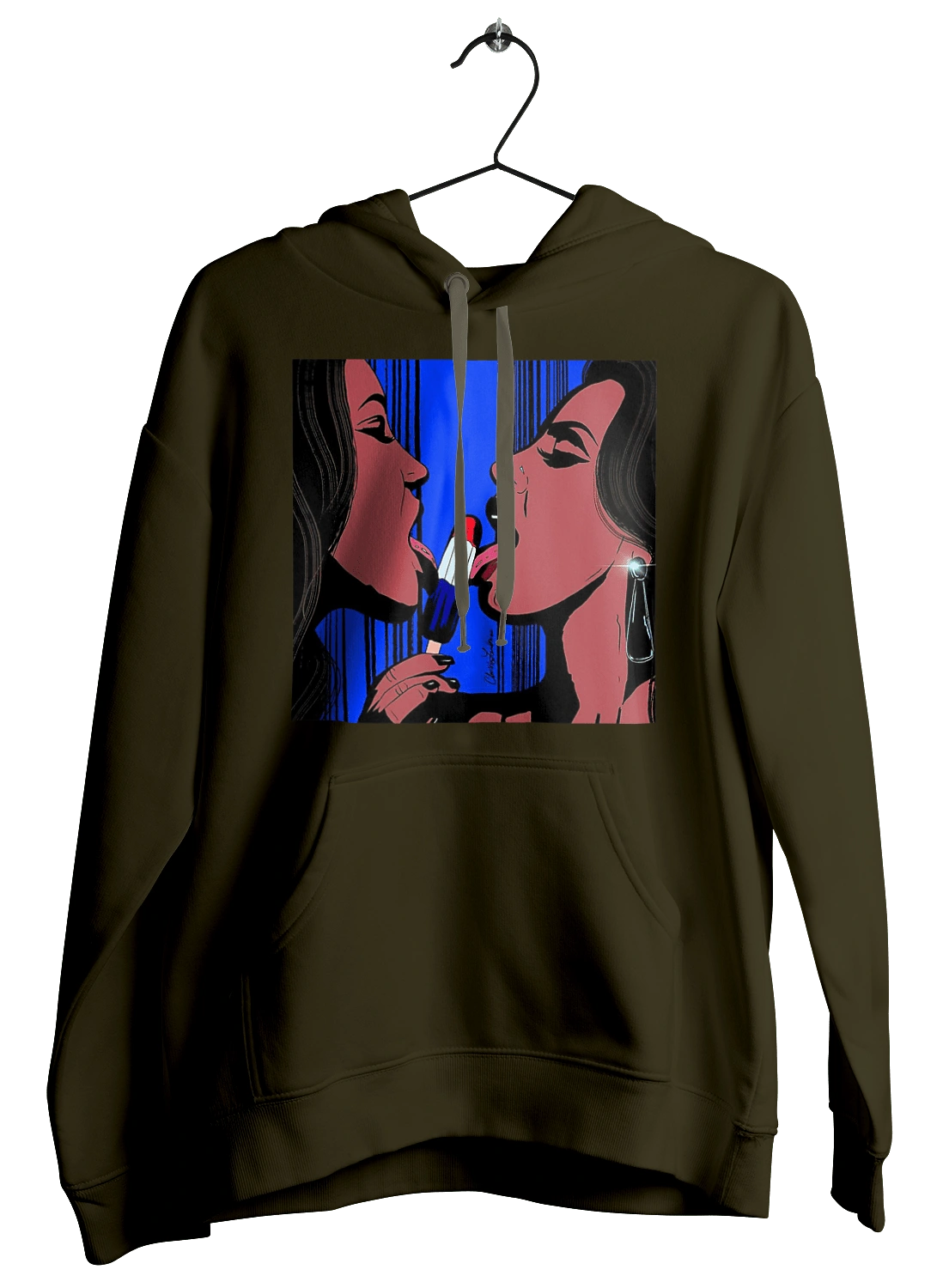 Girls Lick Ice Cream