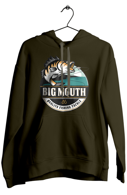 Чоловіче худі з принтом "Рибалка". Вилика рибалка, рибалка, хоббі. 2070702