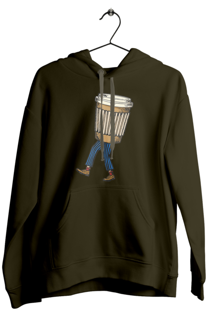 Чоловіче худі з принтом "Людина Кава". Кава. 2070702