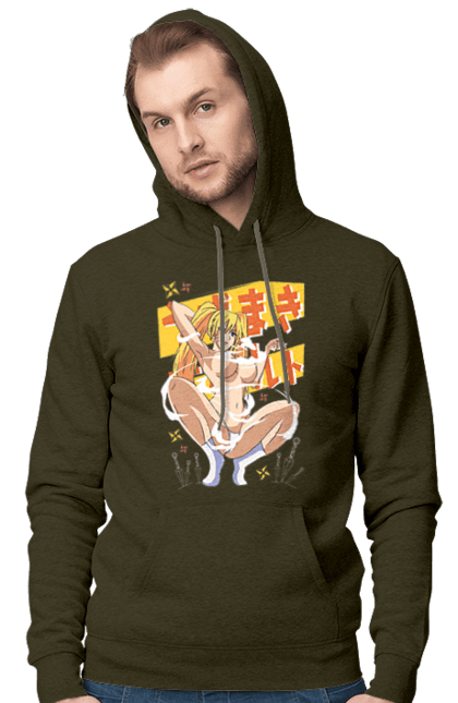 Men's hoodie with prints Naruto Sexy Jutsu. Anime, character, manga, naruto, ninja, sexy jutsu, sexy technique, tv series. 2070702