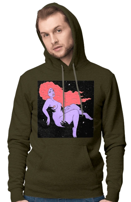 Фіолетова Дівчина В Чорній Дирі