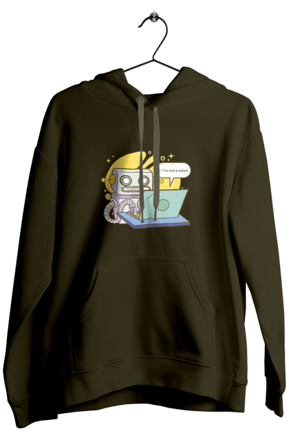 Чоловіче худі з принтом "Я не робот Хакер зрозуміє 404 до дня програміста". 404, aws, backend, c++, cloud, css, frontend, golang, java, js, linux, python, script, web, ай ті, айті, айтішник, верстка, дата, код, компьютер, лаптоп, облако, ошибка, програміст, программа, программист, програмування, робот, хакер, язык. 2070702