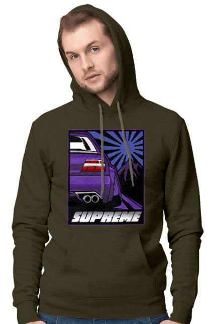 Men's hoodie with prints Car JDM. Automobile, car, japan, jdm, supreme. 2070702