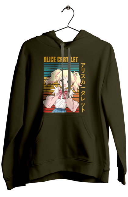 Men's hoodie with prints Kiniro Mosaic Alice Cartelet. Alice, alice cartelet, anime, gold mosaic, kiniro mosaic, kinmoza, manga. 2070702