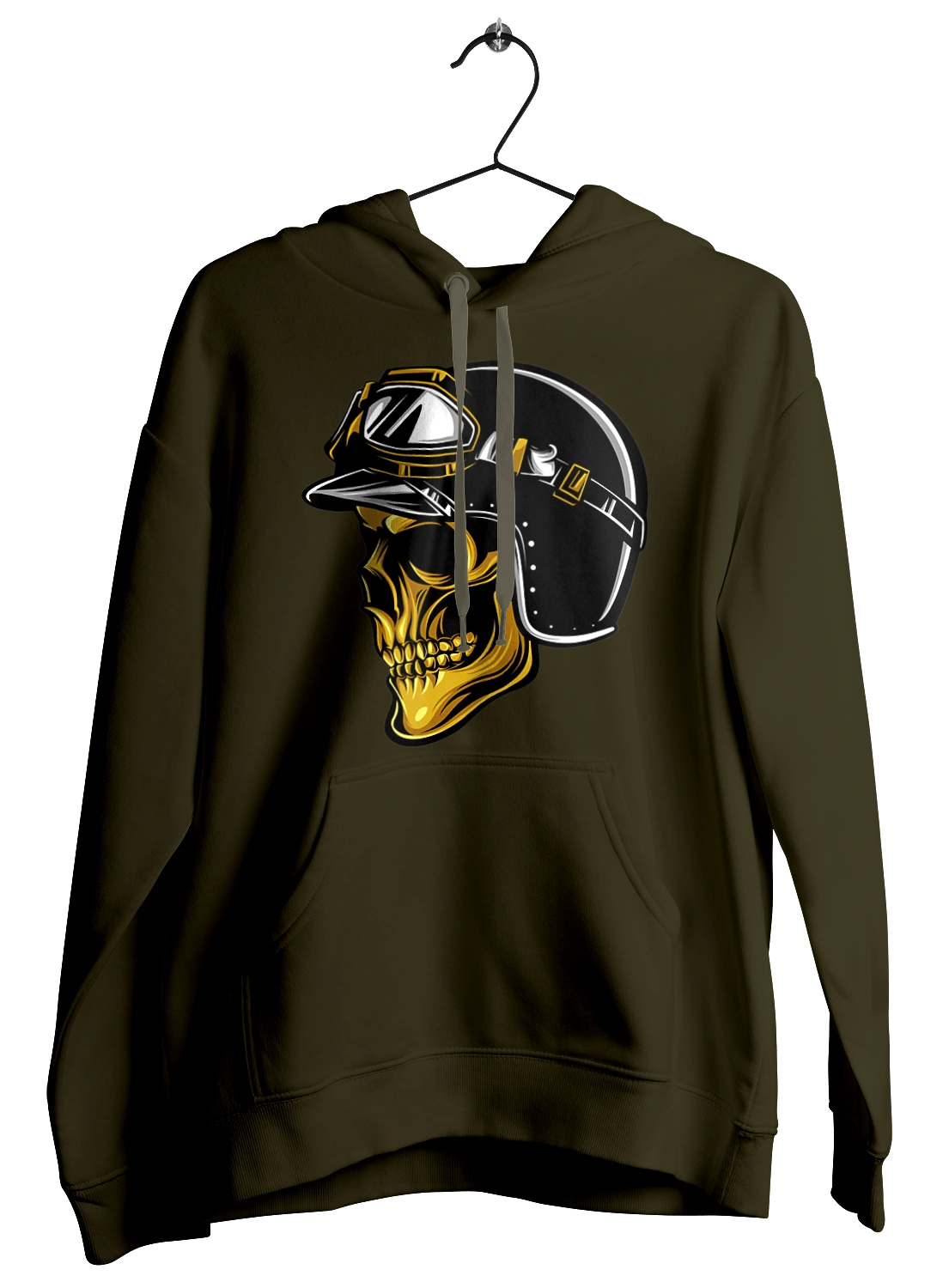 Череп в мотошоломі