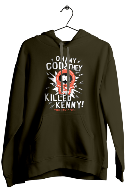 Чоловіче худі з принтом "Південний парк Кенні". Kenny, kenny mccormick, south park, кенні, кенні маккормік, мультсеріал, південний парк. 2070702