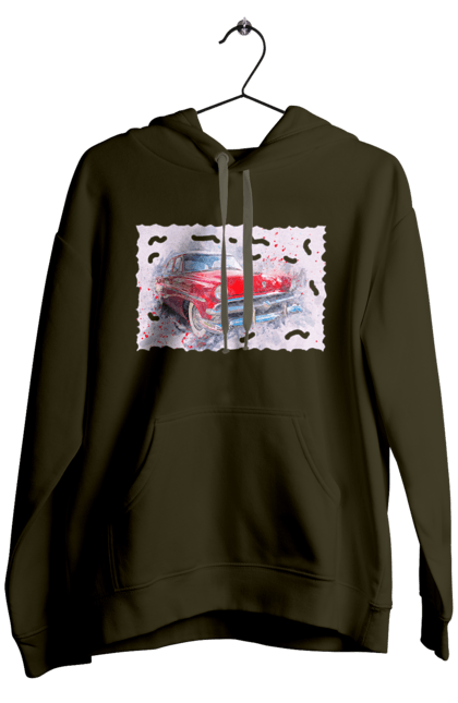Men`s hoodie with prints Car gas. Car, car gas, gas, road, victory, wheel. 2070702