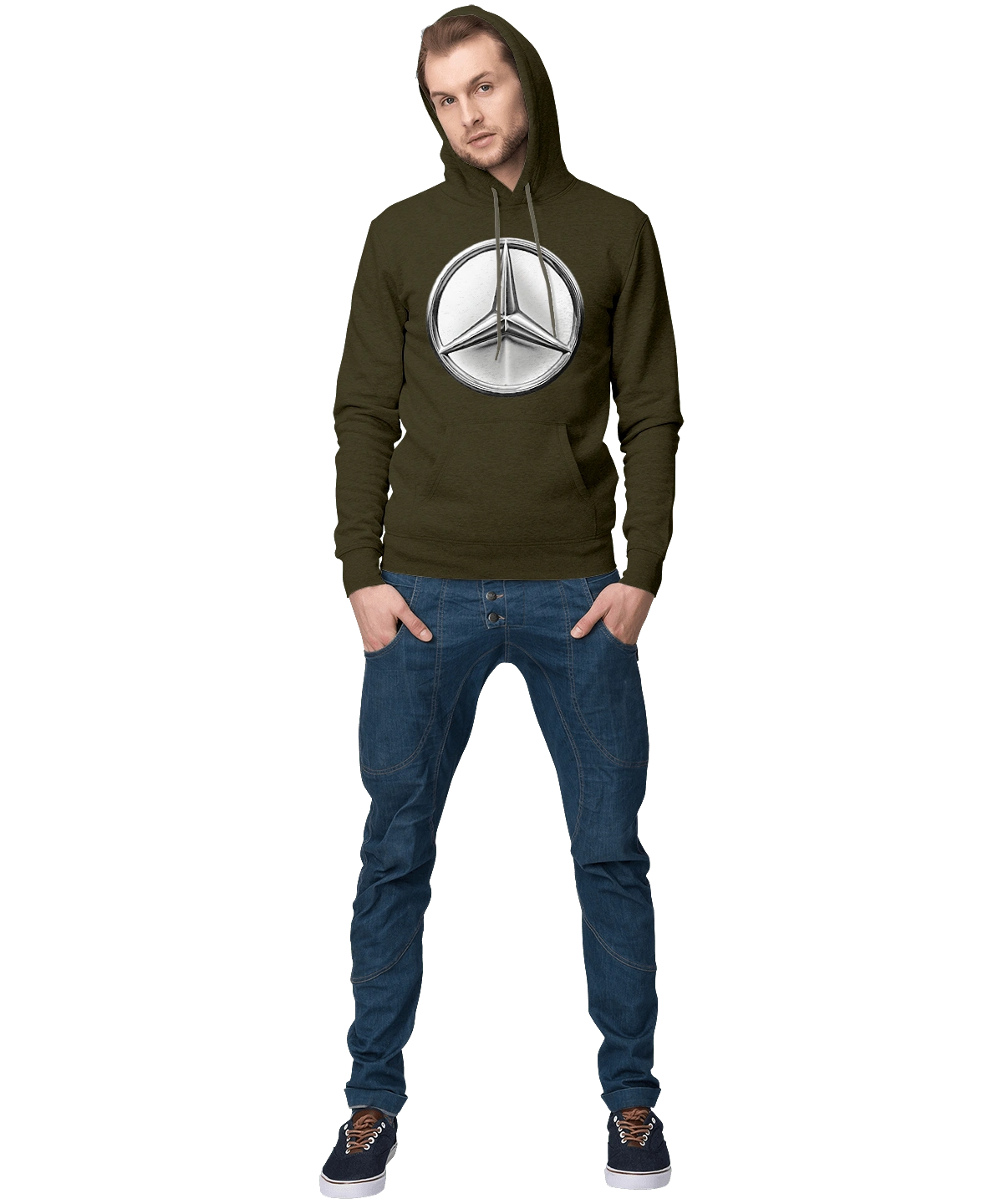 Mercedes Benz Logo Metallic