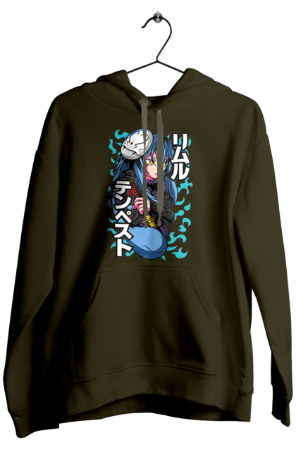 Men's hoodie with prints Regarding Reincarnated to Slime Rimuru Tempest. Anime, manga, reincarnated to slim, reincarnated to slime, rimuru, rimuru tempest, short story, slime. 2070702