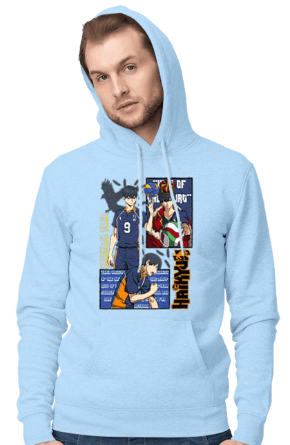 Мужское худи с принтом Волейбол!! Тобио Кагеяма. Anime, haikyu, manga, tobio kageyama, аниме, волейбол, кагеяма, кей цукишима, манга, тобио кагеяма. 2070702